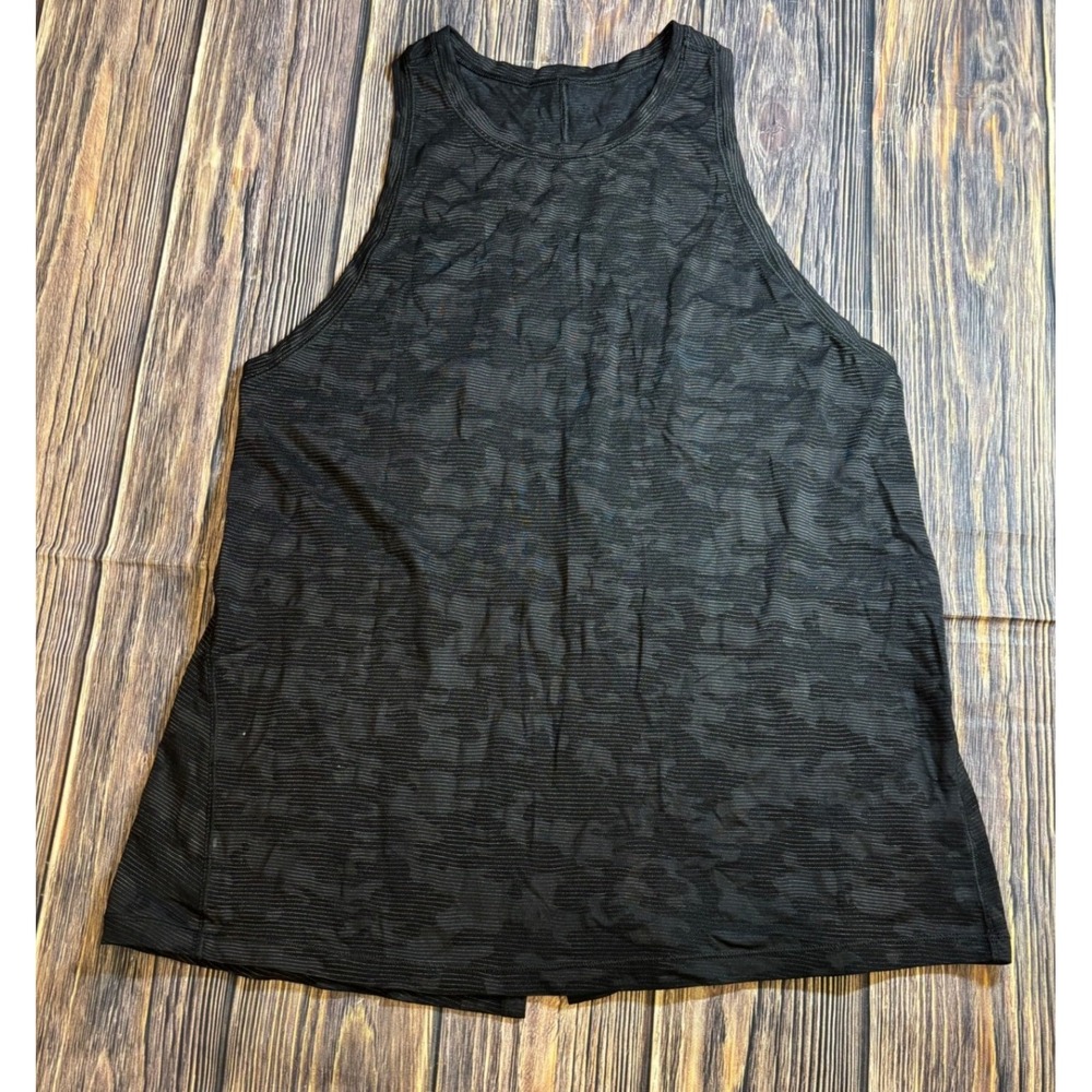 Lululemon Tank Top Womens 6 Black Sleeveless Athletic Yoga Gym Workout
